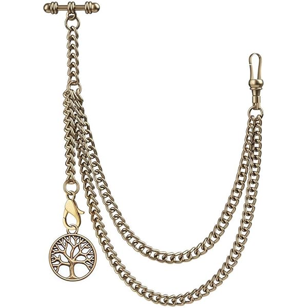 Amazon.com: Single Albert Chain for Pocket Watch - Finished in
